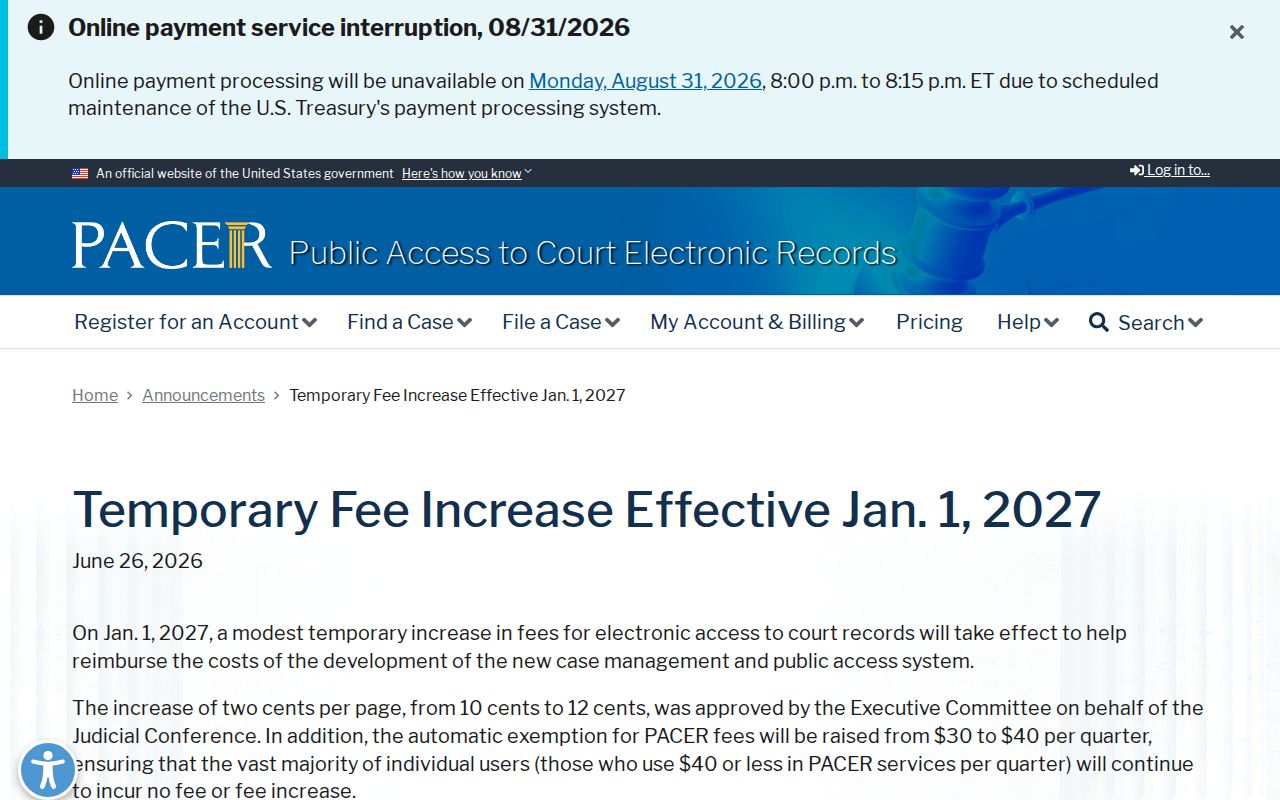 Glendora court docket records distinguish local municipal records from federal PACER access